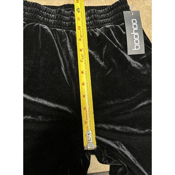 Boohoo Women’s Size 4 Black Velour Hoody & Jogger Set NEW - Picture 15 of 16